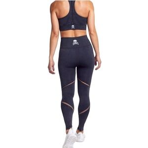 Soul By Soul Cycle Seamless Moto Leggings Size M Grey